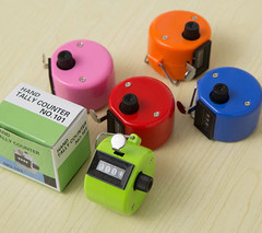 4 Digit Mechanical Tally Counter Handheld Clicker Golf Soccer Counting Tool