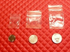 400 Reclosable Bag Variety Pack 1×1 1.5×1.5 1.5×2 2×2 Tiny Seal-Top Baggies
