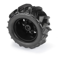 Pro-Line Racing Dumont 2.8 Sand/Snow Mtd Raid Blk Whls F/R Pro1019310 Rc Tire