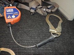 3M DBI Sala Nano-Lok Edge 8ft Self Retracting Lifeline ExoFit Harness 3500227 Lg
