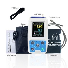 1X ABPM50 24 Hours Ambulatory Blood Pressure Patient Monitor NIBP Pr USB FDA HOT