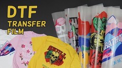 DTF Transfer Roll Film 24in x 328ft DTF Film Premium Hot Cold Peel Promotion