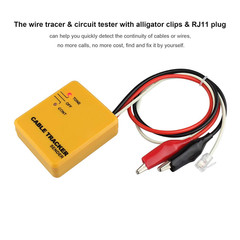 Wire Tracer Circuit Tester Tone Generator Probe Kit RJ11 Continuity Locator