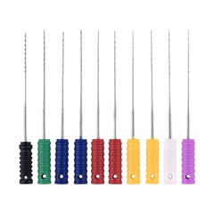 10pcs Dental Endodontic Nerve Broach Barbed Broaches Files for Root Canal
