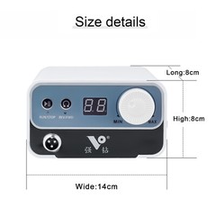 Dental Lab 50000rpm Brushless Micromotor Polisher Micro Motor with Handpiece USA