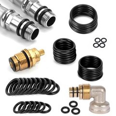 500 Pcs 20 Sizes O Ring Kit,Rubber O-Ring Assortment Kit, Rubber Washers Pressur
