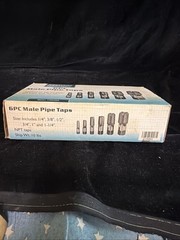 Northern Industrial Tools 6-piece Male Pipe Tap set # 150502