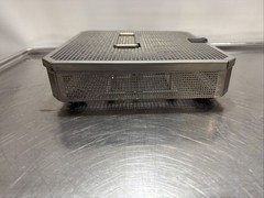 AESCULAP FK881R Stainless Steel Sterilization Basket w/ Lid Instrument Tray