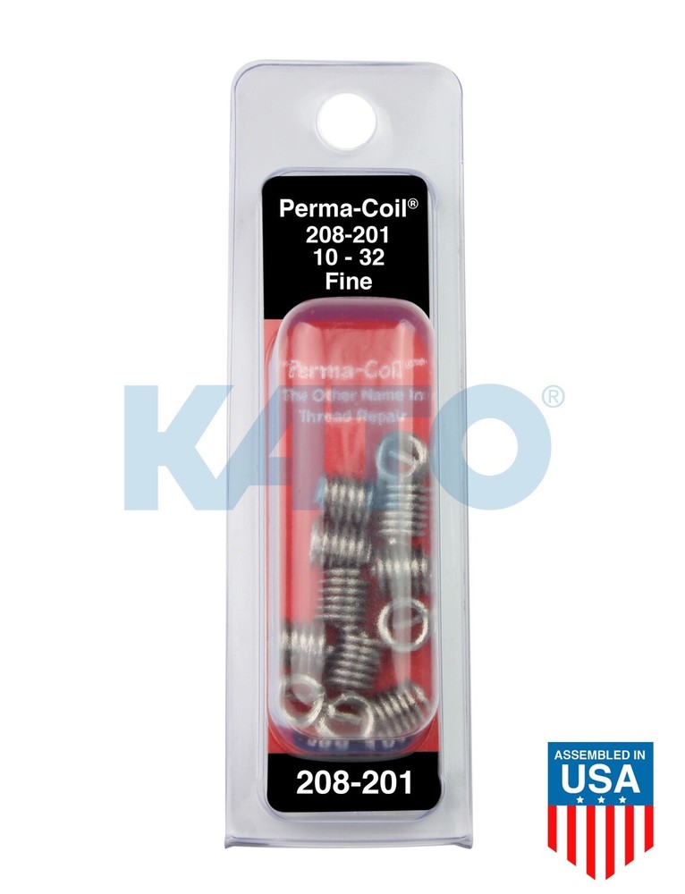 10-32 Thread Repair Pack Perma-Coil 208-201 (12 Insert) Helicoil 5528-3