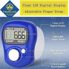 Mini Digital Finger Counter Ring Hand Tally Clicker Knitting Row Counter