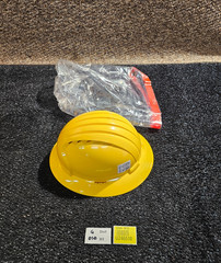 Pip 280-EV6161V-20 Hard Hat, HDPE, 6 Point Ratchet, Type 1, Class C, Yellow