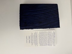 Lamali Paris TopDrawer Medium Notebook Journal Cotton Sewn Bound Indigo Handmade