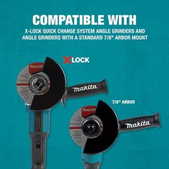 X-LOCK 5 in. x 0.045 in. x 7/8 in. 60-Grit General Purpose Thin Cut‑Off Wheel fo