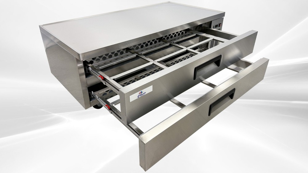 NEW 60″ Commercial Chef Base Refrigerator Drawer Refrigerated NSF ETL 110V 60hz