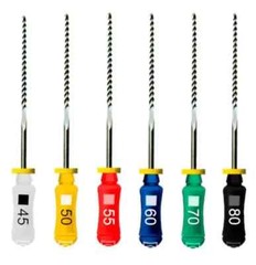 Dentsply Maillefer READY STEEL H-Files 21mm/25mm/31mm, All Sizes (6 Files/pack)