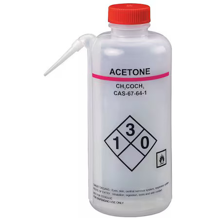 Translucent, Wash Bottle 24 Oz., Pk2, 24J878