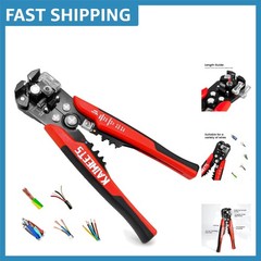 Durable Alloy Steel Wire Stripper & Crimper – Automatic 3-in-1 Utility Tool
