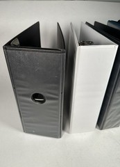 3 Ring Binder Lot of 10 Mixed Colors Assorted Sizes Office School Storage