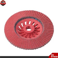 10 Pieces 4-1/2Inch × 7/8Inch 80 Grit T29 Ceramic Flap Sanding Disc 13300 RPM