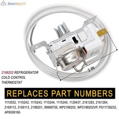 2198202 Refrigerator Cold Control Thermostat by Easy to Install – Exact Fit f…
