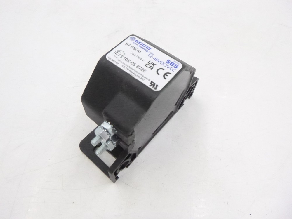 ECCO Model 585 Backup Alarm 97dB 12-48V DC 10R-05 8726 140-0585