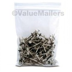 5000 3×3 Clear Plastic Zipper Poly Locking Reclosable Bags 2 MiL
