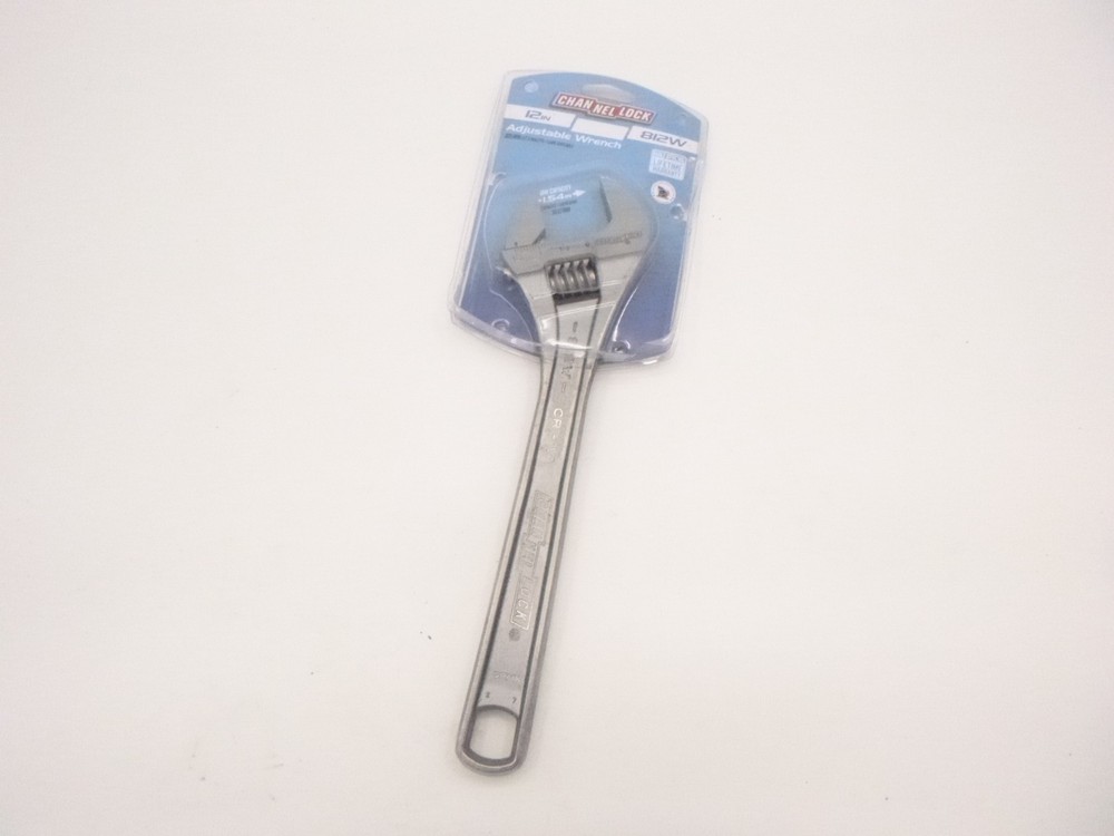 Channellock 12″ L x 1 1/2″ Jaw Capacity Adjustable Wrench 812W