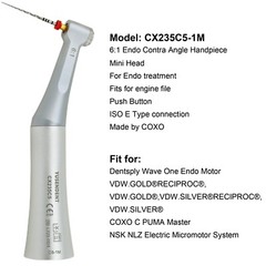 COXO Dental 10:1 8:1 Endo Handpiece 6:1 16:1 Contra Angle Reciprocating Dentsply