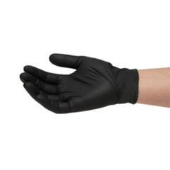 AMMEX GPNB42100 GlovePlus Black Nitrile Gloves – Case of 10 Box (1000 Gloves)