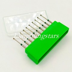 10 Burs/Box Dental Endodontic 802L/014C N3SC Coarse Grit Multi-Use Diamond Burs