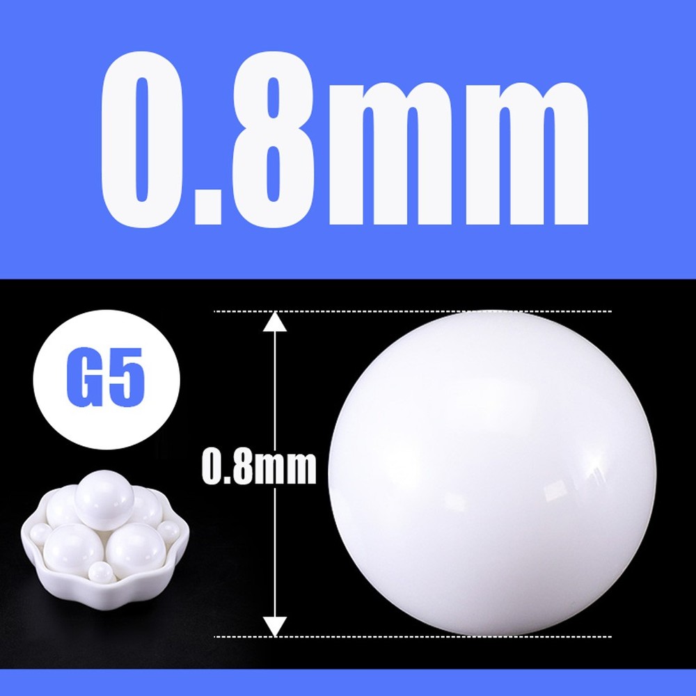Dia 0.8mm ~ 25.4mm Ceramic Bearing Balls ZRO2 Zirconium Oxide Ball G5 Precision