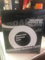 Professional Abrasive Cloth, Closed Coat Aluminum Oxide, 10 Yards x 1-1/2″