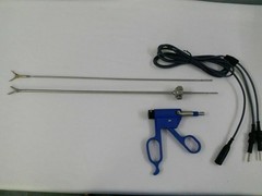 3pcs Laparoscopic Bissinger Bipolar Forceps Maryland Insert 5mmx330mm SS Tool CE