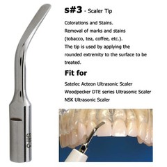 Dental Satelec ACTEON Suprasson P5 Piezo Handpiece Ultrasonic Scaler Tips H3 1S