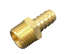 4 Pack Hex Adapter 1/2″ Male NPT to 3/8″ Hose Barb