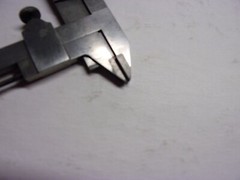 STARRETT #456-A 20-2 Pitch Gear Tooth Vernier Calipers. Carbide Tipped used