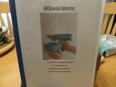 AKS Metal Detector 1200m Range Accurate Finding Gold Detector For Metal NEW