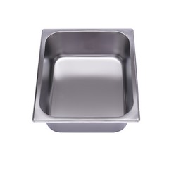 6 Pack 4″ Deep 1/2 Size Stainless Steel Steam Table Pans Hotel Food Prep Pan NEW