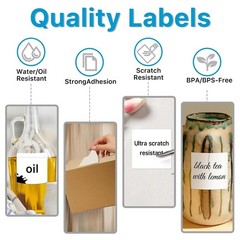 2″x2″ White Square Direct Thermal Labels For Zebra & Rollo Printers 700/Roll