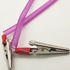 4 PCS Dental Patient Bib Clips Chains Napkin Holder Flexible Coil Plastic Chain