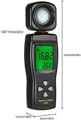 Digital Lux Meter, Illuminometer, Photometer, 0～200,000 Lux Measure Range