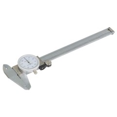 6 In Dial Caliper Stainless Steel Shockproof 0.001 In Of One Inch With Case