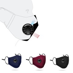 Non-Medical Reusable Cotton Mask with 12 filters ( 3 Pack )