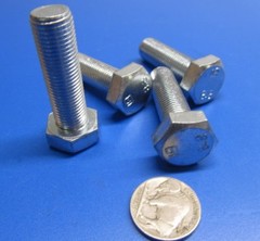 Tap Bolt, FT, 8.8 Zinc Plated Metric, M12 x 1.25 x 40 mm Length, 10 Pcs