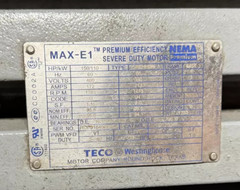 150 HP Goulds XLi 8×10-15 ANSI Pump | 316 Stainless Steel | 2200 GPM @ 200 Ft