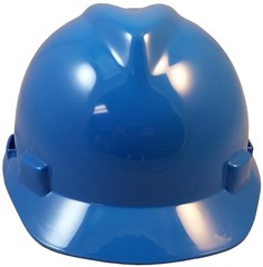 MSA V-Gard Large JUMBO Cap Style Hard Hat – Blue