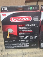 2 BOXES! Bondo Body Repair Kit BRKIT-2PK-ES, Ready Mix Pouches, 2 oz-1EA