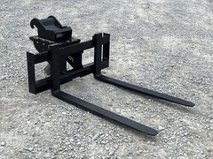 48″ 5,500 Pound Pallet Fork Attachment Fits Bobcat Quick X Change Mini Excavator