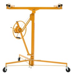 Uimoso 11Ft Drywall Lifter Sheetrock Hoist Lift Adjustable arm & Lockable Wheels