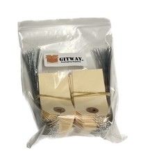100 pcs- 31/4″ x 1 5/8″ Size 2 Manila Inventory Pre-Wired Price Tags with Wire